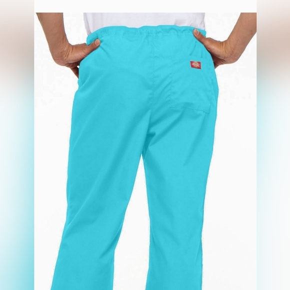 Dickies EDS Signature Turquoise Unisex Drawstring Pant Sz Large NWT - Picture 6 of 10